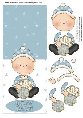 Snow Baby Over the Edge