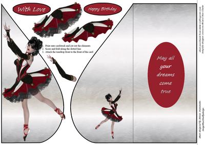 Ballerina Tear Drop Sheet