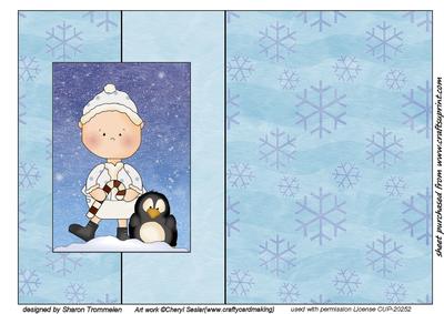 Baby Christmas Fold Back Sheet