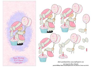 To a Special Little Girl Step by Step