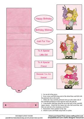 Flower Girls Waterfall Sheet