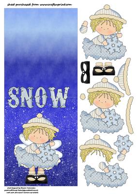 Snow Fairy Over the Edge Sheet