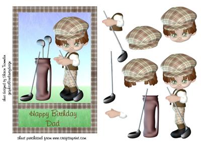 Dad Golfer Step by Step