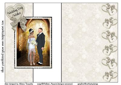 Wedding Day Wishes Fold Back Sheet