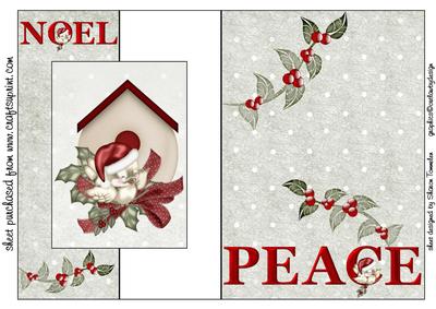 Peace Fold Back Sheet
