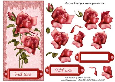 Roses with Love Step by Step