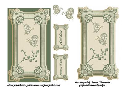 Butterflies in Frame Step by Step