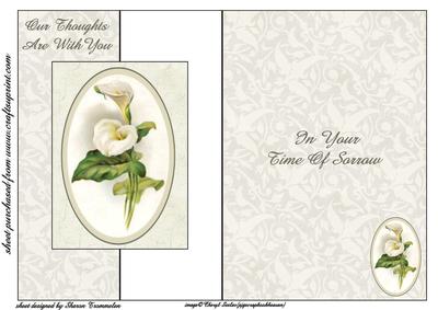 In Your Time of Sorrow Fold Back Sheet