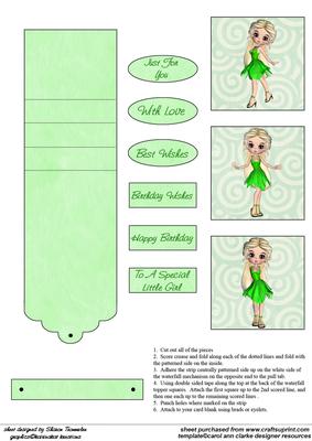 Little Girl in Green Waterfall Sheet