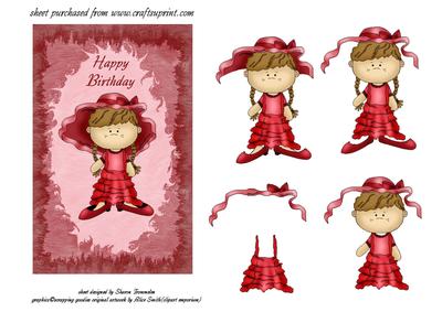 Little Girl Big Clothes Step by Step