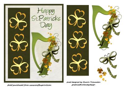 Happy St Patricks Day Step by Step with Bookmark