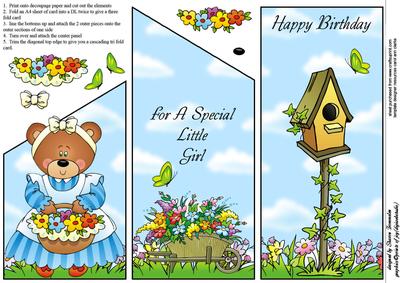 Special Little Girl Cascade Sheet