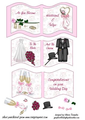 To the Bride and Groom Book Sheet