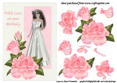 Beauty and Flowers Step by Step