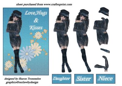 Love Hugs and Kisses Step by Step