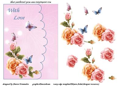 With Love Roses Step by Step