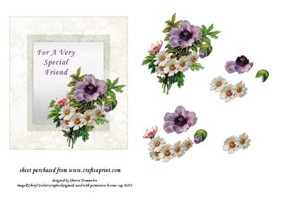Flowers for a Special Friend Step by Step
