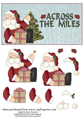 Across the Miles Santa Step by Step