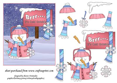 It's Cold Little Girl Step by Step