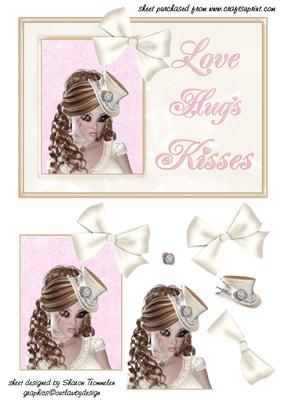 Love,hugs,kisses Step by Step