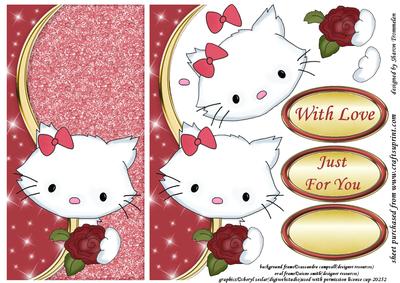 Just for You with Love Kitty Step by Step