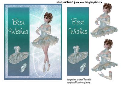 Best Wishes Ballerina Step by Step with Bookmark