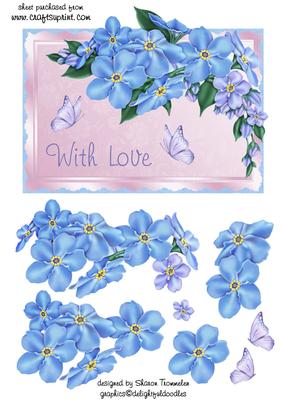 Flowers with Love Step by Step