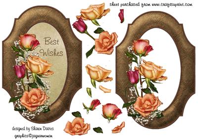 Best Wishes Roses Step by Step