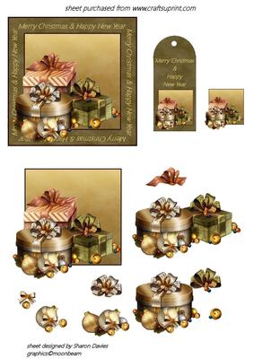 Merry Christmas Presents Step by Step