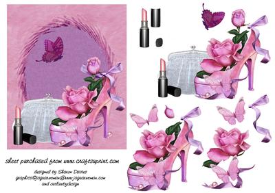 Pink Shoe Step by Step