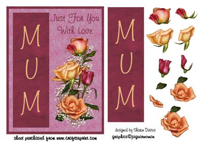For You with Love Mum Step by Step with Bookmark