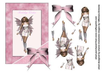Pink Fairy Step by Step