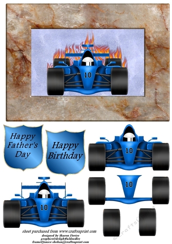 birthday or fathers day step by step