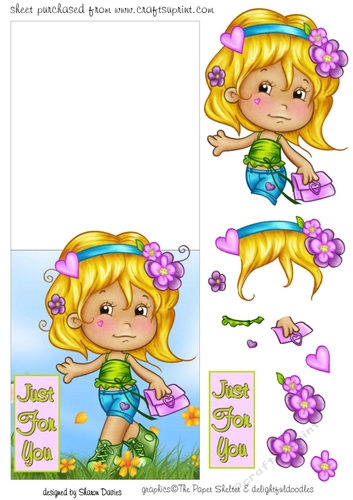 just for you girl over the edge sheet