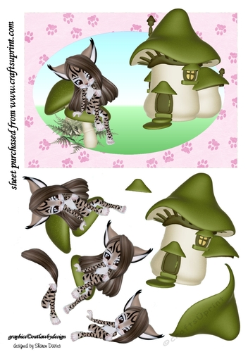 mushroom garden creature step by step