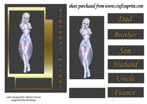 elf godess card front