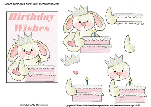 birthday wishes teddy step by step