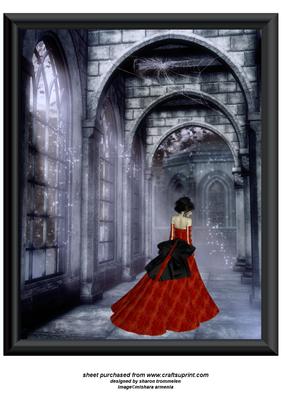 Gothic Walkway Large Card Front