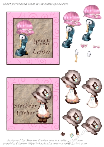 little girl toppers sheet