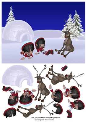 Waiting for Santa Step by Step
