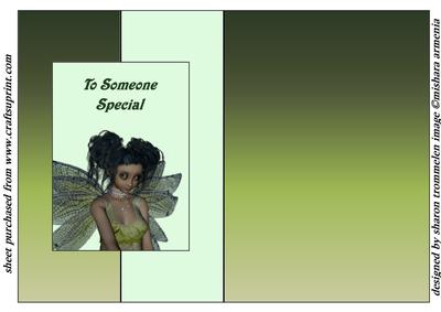 Someone Special Fairy Fold Back