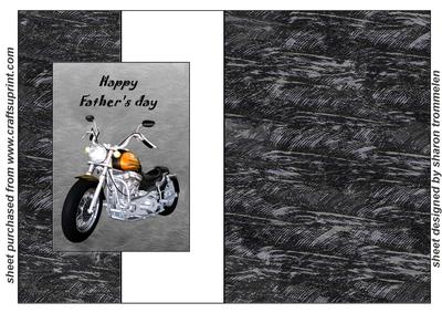 Happy Father's Day Fold Back