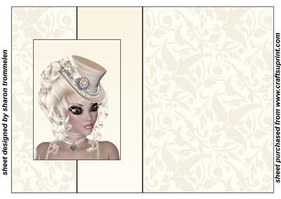 Elegant Lady Fold Back Sheet
