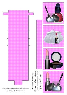 Girly Birthday Waterfall Sheet