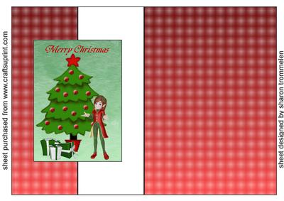 Merry Christmas Fold Back