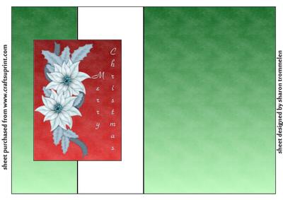 Christmas Fold Back Sheet