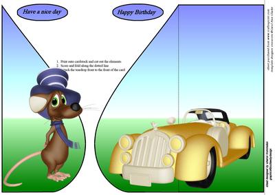 Toon Day Out Tear Drop Sheet