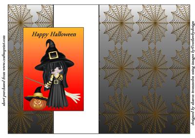 Happy Halloween Fold Back