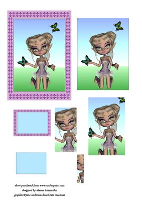 Purple Fairy Pyramid Sheet