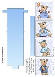 Little Boy Teddies Waterfall Sheet